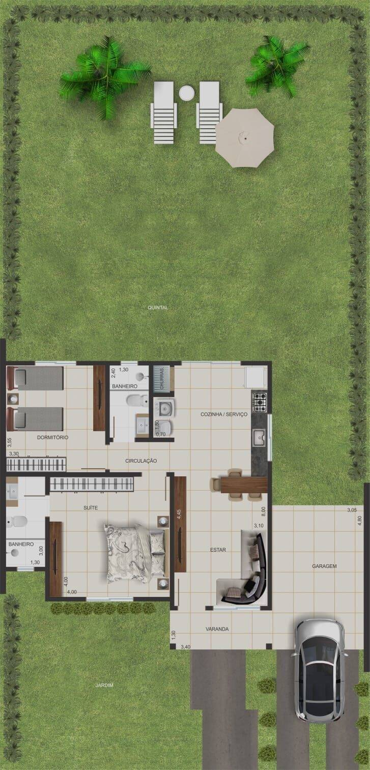 Casa, 2 quartos, 91 m² - Foto 8