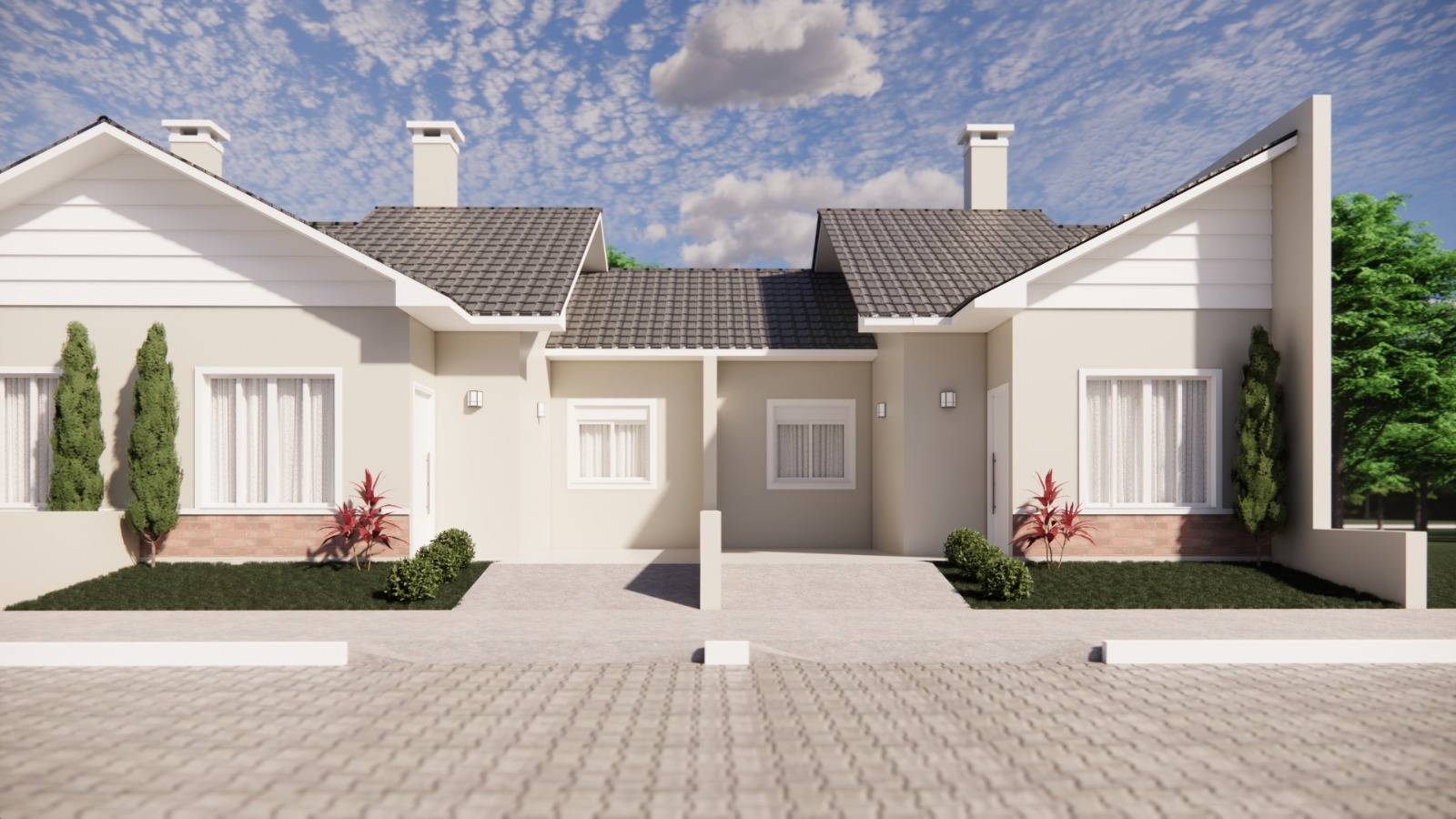 Casa, 2 quartos, 58 m² - Foto 1