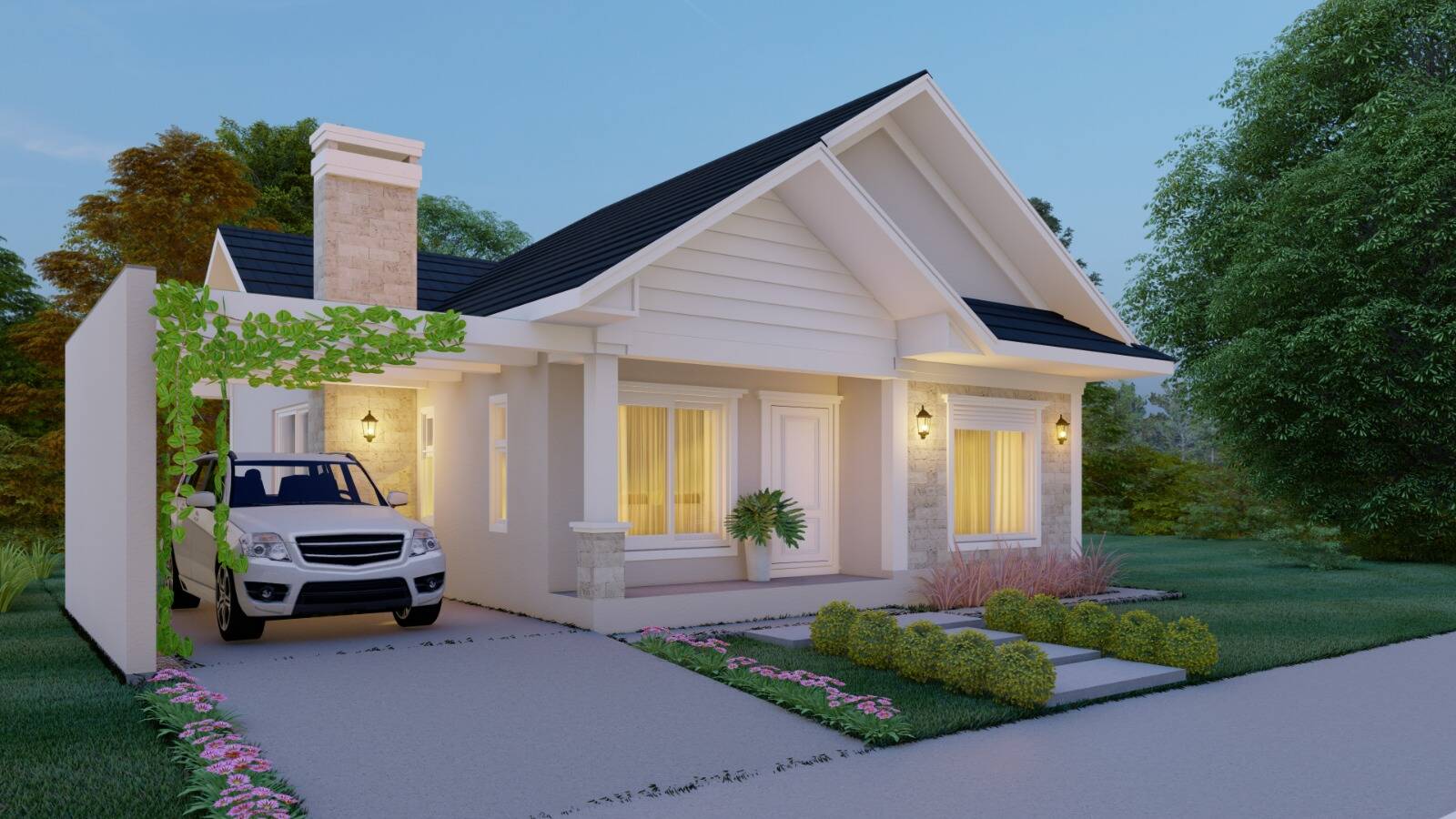 Casa, 3 quartos, 96 m² - Foto 1