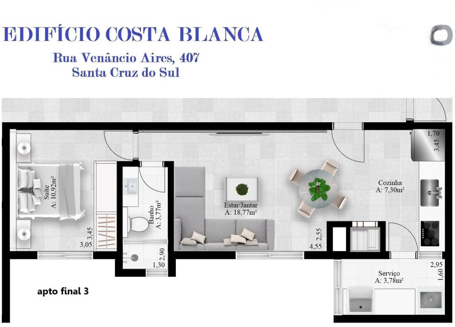 Apartamento à venda com 2 quartos, 102m² - Foto 7