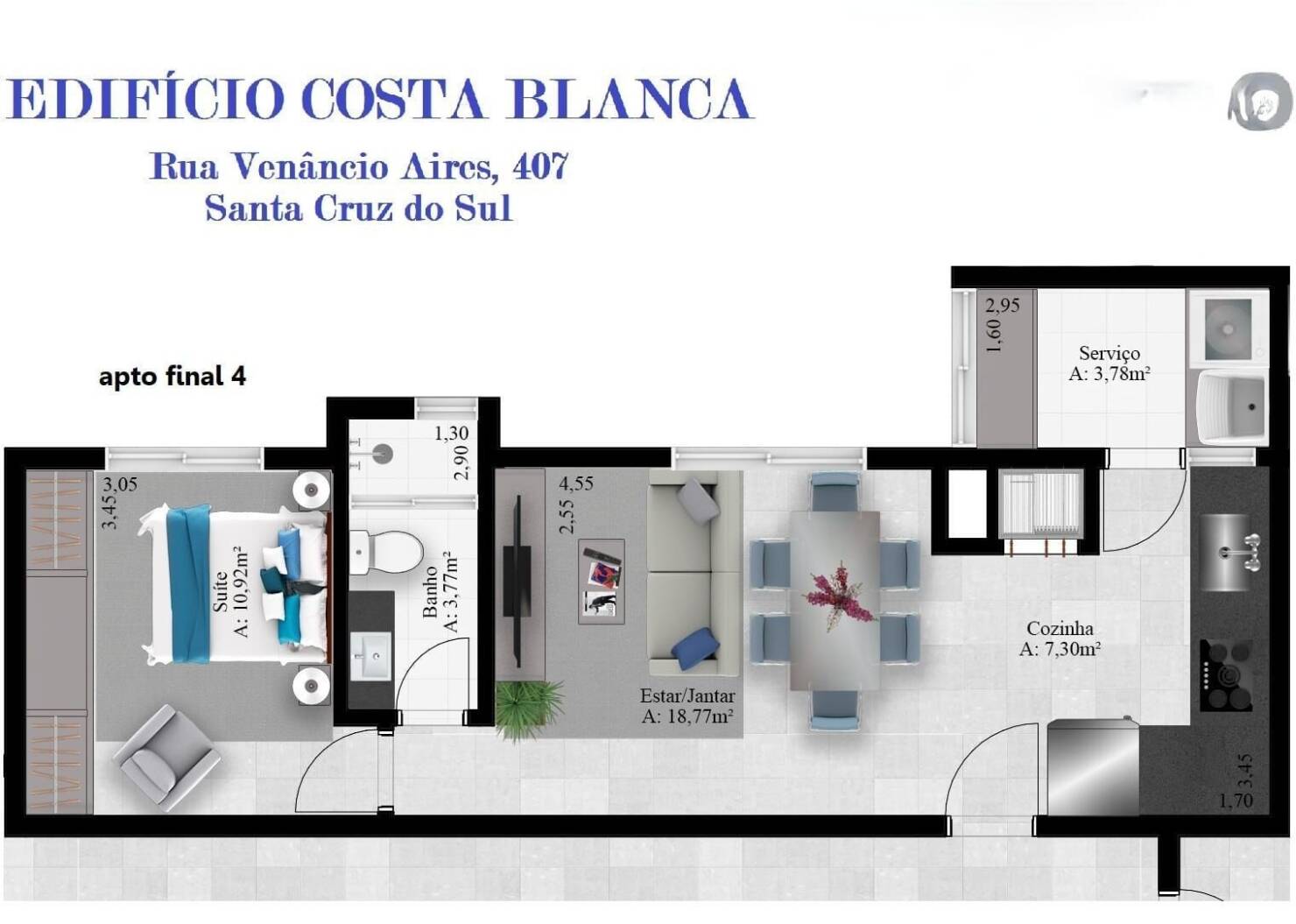 Apartamento à venda com 2 quartos, 100m² - Foto 9