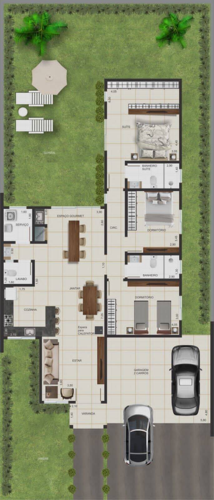 Casa, 3 quartos, 152 m² - Foto 9